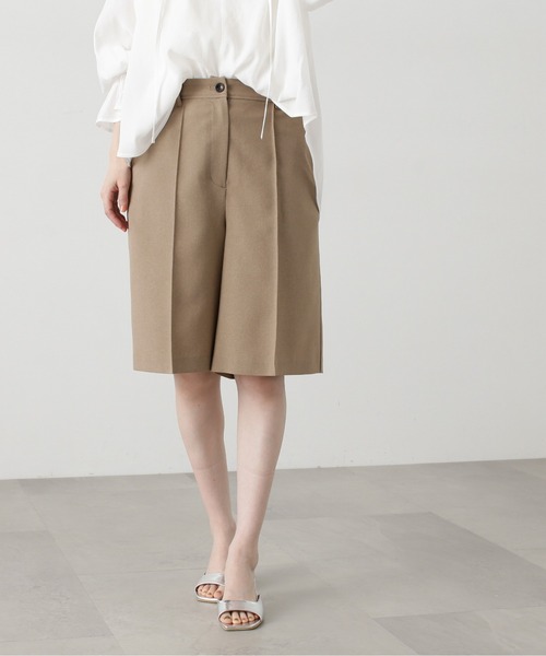 N.（N. Natural Beauty Basic）（エヌエヌナチュラルビューティーベーシック）の「◆ピンタックハーフパンツ（その他パンツ・レディース・ベージュ/ブラック・MEDIUM）」の17枚目の写真