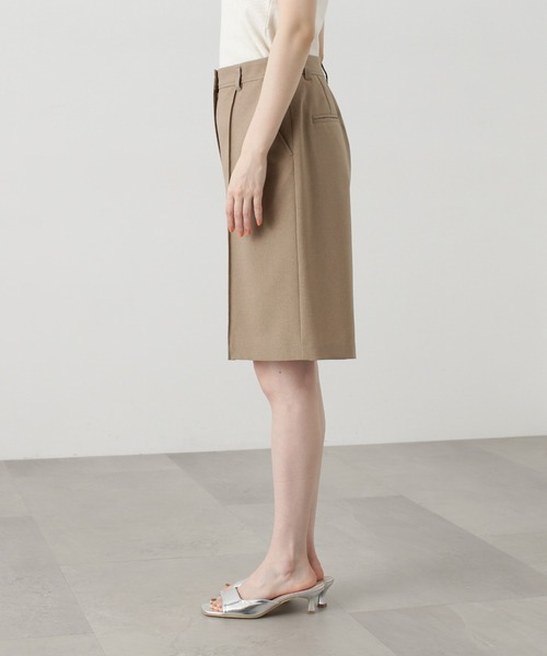 N.（N. Natural Beauty Basic）（エヌエヌナチュラルビューティーベーシック）の「◆ピンタックハーフパンツ（その他パンツ・レディース・ベージュ/ブラック・MEDIUM）」の19枚目の写真