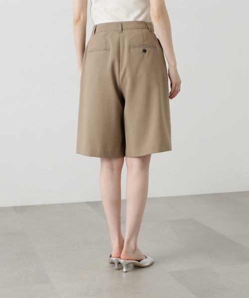 N.（N. Natural Beauty Basic）（エヌエヌナチュラルビューティーベーシック）の「◆ピンタックハーフパンツ（その他パンツ・レディース・ベージュ/ブラック・MEDIUM）」の20枚目の写真