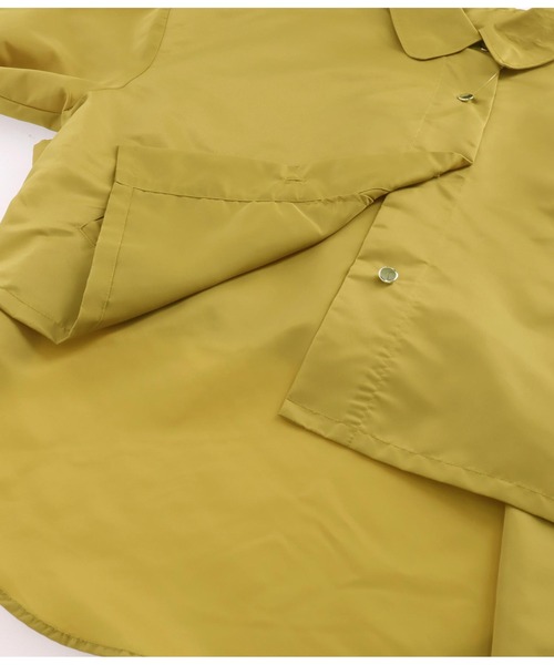 Settimissimo（セッティミッシモ）の「バックシャーリングヘム シャツジャケット（ブルゾン・レディース・ブラック/ベージュ・FREE）」の22枚目の写真