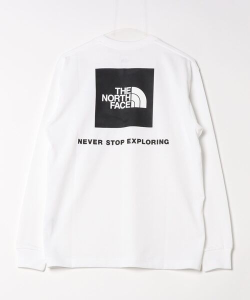 THE NORTH FACE(ザノースフェイス)の「ザ・ノースフェイス / ロングスリーブバックスクエアロゴティー NT32442(メンズ)(Tシャツ/カットソー・メンズ・ホワイト/ブラック/グレー系その他/ネイビー系・MEDIUM/LARGE/X-LARGE)」の6枚目の写真