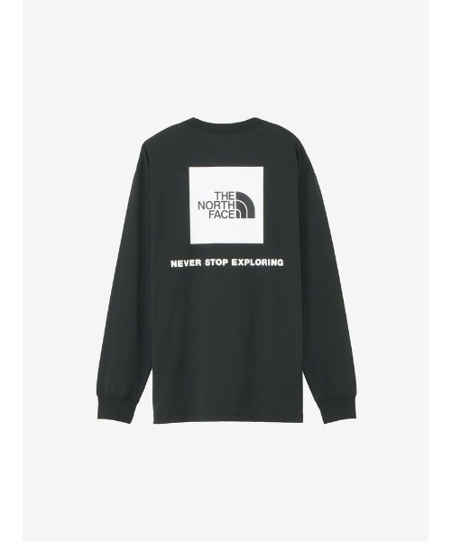 THE NORTH FACE(ザノースフェイス)の「ザ・ノースフェイス / ロングスリーブバックスクエアロゴティー NT32442(メンズ)(Tシャツ/カットソー・メンズ・ホワイト/ブラック/グレー系その他/ネイビー系・MEDIUM/LARGE/X-LARGE)」の1枚目の写真