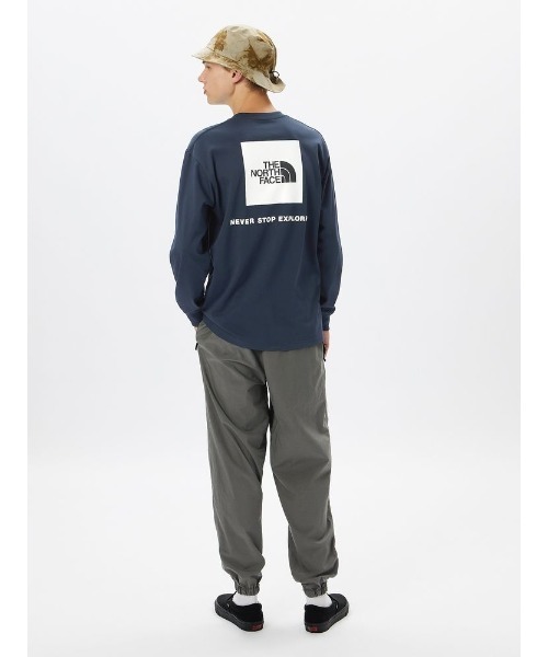 THE NORTH FACE(ザノースフェイス)の「ザ・ノースフェイス / ロングスリーブバックスクエアロゴティー NT32442(メンズ)(Tシャツ/カットソー・メンズ・ホワイト/ブラック/グレー系その他/ネイビー系・MEDIUM/LARGE/X-LARGE)」の7枚目の写真