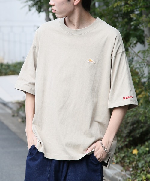 セール】【KELTY】ミニ刺繍ロゴ入り S/S ビッグシルエットT