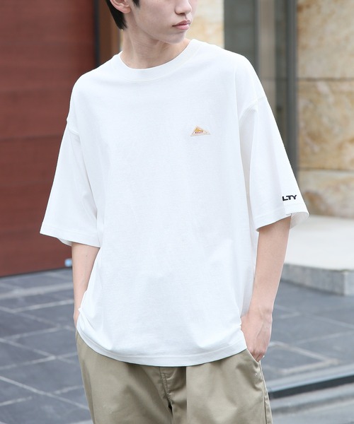 セール】【KELTY】ミニ刺繍ロゴ入り S/S ビッグシルエットT