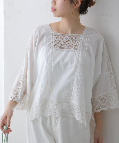 美品✨ ヌキテパ Cambric Lace Kurta ライラック 2024年 Cambric Lace Kurta | Pasand by ne Quittez pas | パサンドバイ