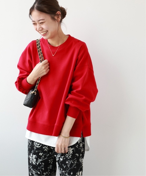 JOURNAL STANDARD relume(ジャーナルスタンダード レリューム)の「《追加2》USAコットンロングラウンドプルオーバー(Tシャツ/カットソー・レディース・ホワイト・FREE)」の19枚目の写真