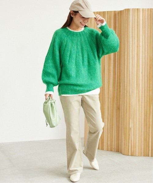 JOURNAL STANDARD relume(ジャーナルスタンダード レリューム)の「《追加2》USAコットンロングラウンドプルオーバー(Tシャツ/カットソー・レディース・ホワイト・FREE)」の20枚目の写真
