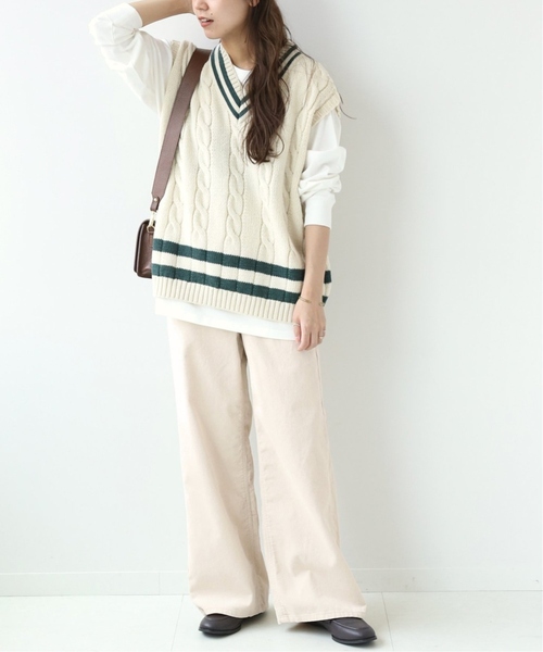 JOURNAL STANDARD relume(ジャーナルスタンダード レリューム)の「《追加2》USAコットンロングラウンドプルオーバー(Tシャツ/カットソー・レディース・ホワイト・FREE)」の21枚目の写真