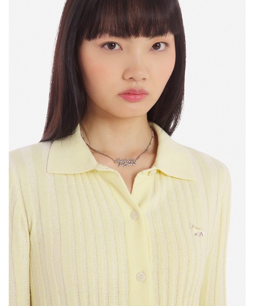 Maison Kitsune(メゾンキツネ)の「BABY FOX PATCH KNITTED Maison Kitsune(メゾンキツネ)の「BABY FOX PATCH KNITTED