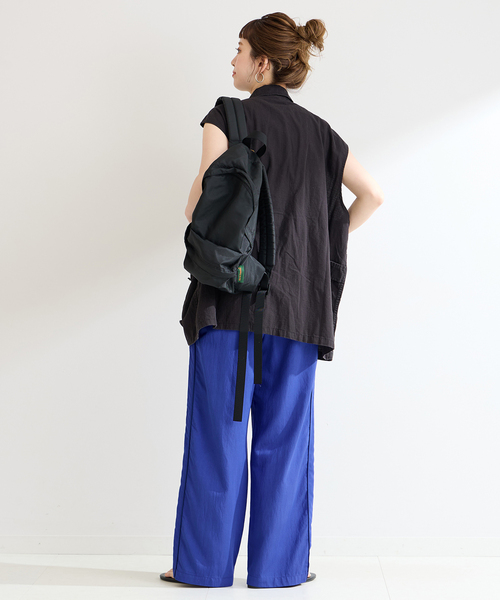 B.C STOCK（ベーセーストック）の「コードラインタックパンツ（スラックス・レディース・ブルー/ブラック/アイボリー・FREE）」の15枚目の写真