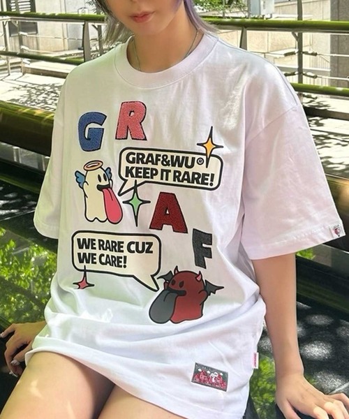 A'GEM/9 × .kom 『GRAF&WU/グラフアンドユー』 / レア Tシャツ（Tシャツ/カットソー）｜GRAF&WU（グラフアンドユー）