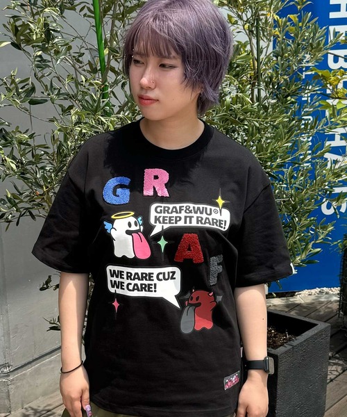 A'GEM/9 × .kom 『GRAF&WU/グラフアンドユー』 / レア Tシャツ