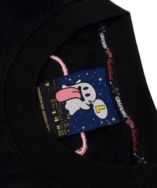 A'GEM/9 × .kom 『GRAF&WU/グラフアンドユー』 / レア Tシャツ