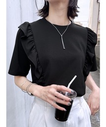 ハニカムフリルTシャツ