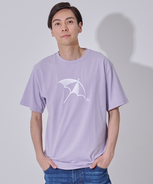 Arnold Palmer(アーノルドパーマー)の「CYCLO 天竺 シェア アンブレラ ロゴ Tシャツ(Tシャツ/カットソー・レディース・パープル/グレー/ホワイト/ブルーグレー・L/M/S/XS/LL)」の14枚目の写真