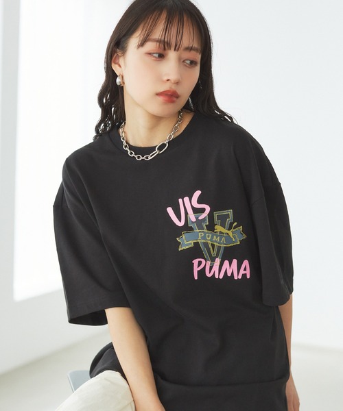 セール】【PUMA】VIS別注 オリジナルロゴオーバーサイズTシャツ