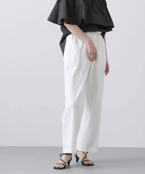 Gready Brilliant（グレディブリリアン）の「ＲＬピンタックセミワイドパンツ（その他パンツ・レディース・オフホワイト/ブラック/ブラウン・36/38）」の18枚目の写真