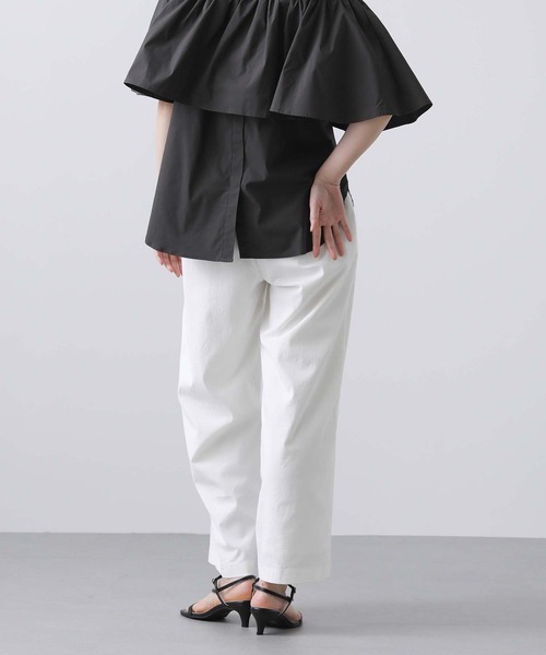 Gready Brilliant（グレディブリリアン）の「ＲＬピンタックセミワイドパンツ（その他パンツ・レディース・オフホワイト/ブラック/ブラウン・36/38）」の19枚目の写真