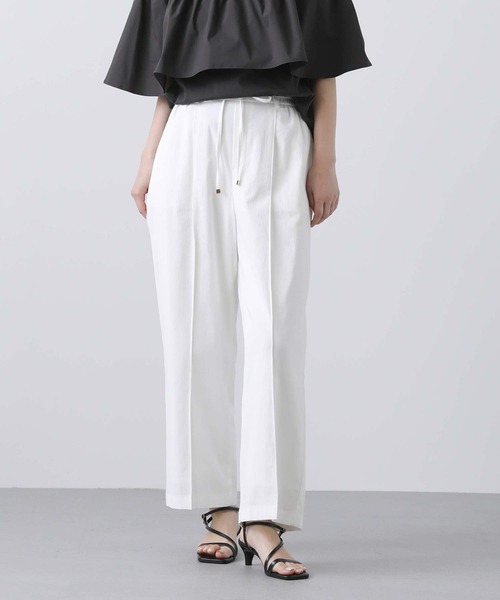 Gready Brilliant（グレディブリリアン）の「ＲＬピンタックセミワイドパンツ（その他パンツ・レディース・オフホワイト/ブラック/ブラウン・36/38）」の20枚目の写真