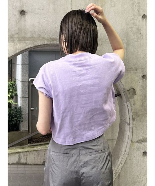 MURUA(ムルーア)の「ヘムタックタンクトップ(Tシャツ/カットソー・レディース・ホワイト/ピンク/モカ/イエロー/ブラック・FREE)」の14枚目の写真