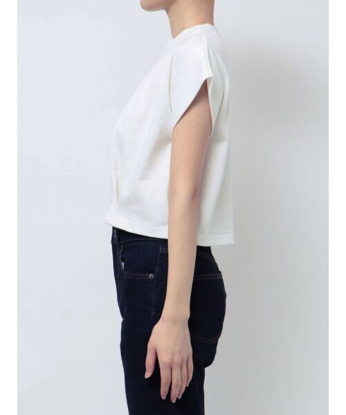 MURUA(ムルーア)の「ヘムタックタンクトップ(Tシャツ/カットソー・レディース・ホワイト/ピンク/モカ/イエロー/ブラック・FREE)」の21枚目の写真