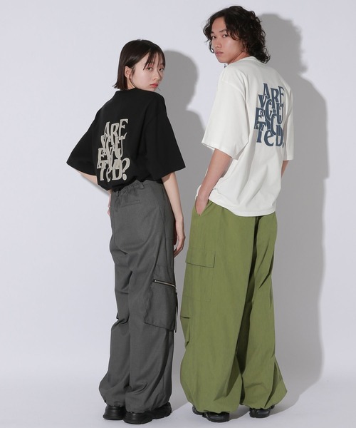 Anui（アニュイ）の「【UNISEX/3サイズ展開】パズルロゴTシャツ（Tシャツ/カットソー・レディース・ベージュ/ホワイト/ブラック・MEDIUM/SMALL/LARGE）」の5枚目の写真