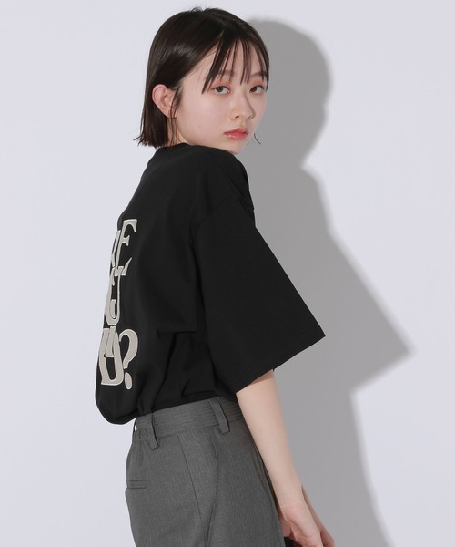 Anui（アニュイ）の「【UNISEX/3サイズ展開】パズルロゴTシャツ（Tシャツ/カットソー・レディース・ベージュ/ホワイト/ブラック・MEDIUM/SMALL/LARGE）」の14枚目の写真