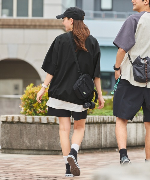 THE CRAFT CREW PRODUCTS（ザクラフトクループロダクツ）の「【THE CRAFT CREW PRODUCTS】テックファブリック ドローコード ビッグシルエット クルーネックポケット半袖Tシャツ / 接触冷感・吸水速乾（Tシャツ/カットソー）」｜詳細画像