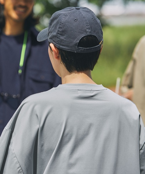THE CRAFT CREW PRODUCTS（ザクラフトクループロダクツ）の「【THE CRAFT CREW PRODUCTS】テックファブリック ドローコード ビッグシルエット クルーネックポケット半袖Tシャツ / 接触冷感・吸水速乾（Tシャツ/カットソー）」｜詳細画像