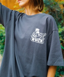 RVCA メンズ SHROOMCATION Tシャツ 【2024年夏モデル】/ルーカロゴバックプリント半袖Tシャツ
