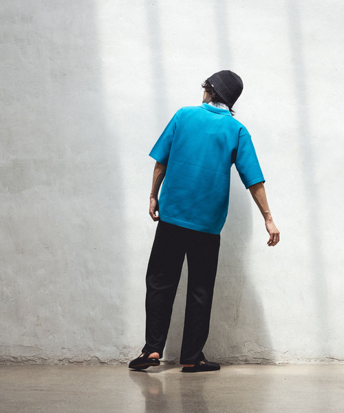 417 EDIFICE（フォーワンセブンエディフィス）の「”ドビージャージ”パンツ（スラックス・メンズ・ブラック/ベージュ/ブラウン・MEDIUM/LARGE）」の5枚目の写真