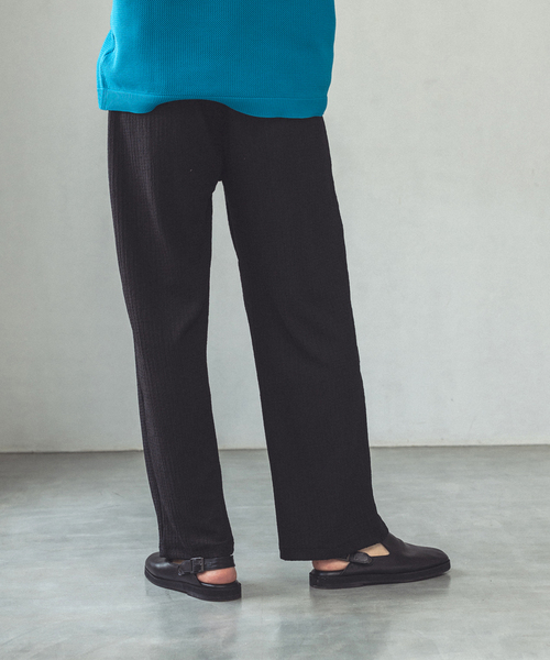 417 EDIFICE（フォーワンセブンエディフィス）の「”ドビージャージ”パンツ（スラックス・メンズ・ブラック/ベージュ/ブラウン・MEDIUM/LARGE）」の10枚目の写真