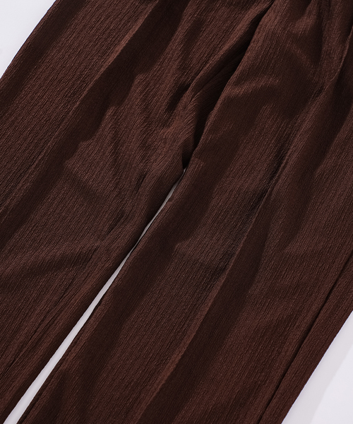 417 EDIFICE（フォーワンセブンエディフィス）の「”ドビージャージ”パンツ（スラックス・メンズ・ブラック/ベージュ/ブラウン・MEDIUM/LARGE）」の15枚目の写真