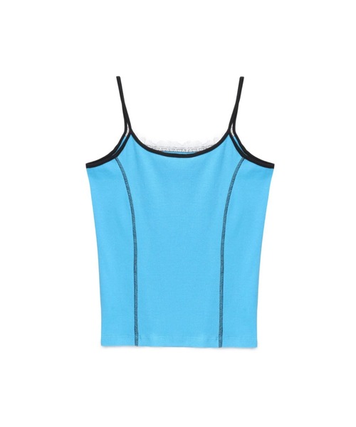 A BATHING APE（アベイシングエイプ）の「RIBBEDACE TRIMMED VEST（タンクトップ・レディース・ホワイト・SMALL）」の3枚目の写真