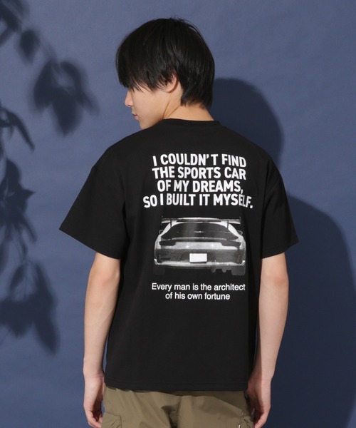 GLAZOS（グラソス）の「【大人向けサイズあり】【防虫加工】バックCARフォトプリント半袖Tシャツ（Tシャツ/カットソー・キッズ・ホワイト/ブラック・170cm/160cm/150cm/140cm）」の2枚目の写真