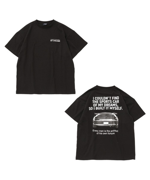 GLAZOS（グラソス）の「【大人向けサイズあり】【防虫加工】バックCARフォトプリント半袖Tシャツ（Tシャツ/カットソー・キッズ・ホワイト/ブラック・170cm/160cm/150cm/140cm）」の12枚目の写真