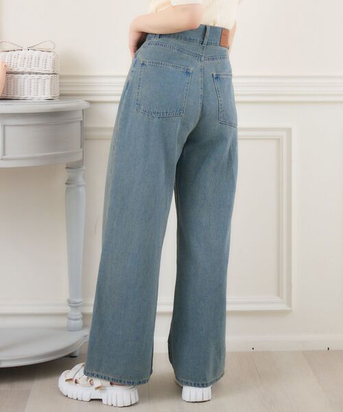 ems excite（エムズエキサイト）の「ウエストホックデニムPT（デニムパンツ・レディース・ブラック/ブルー系その他5/ライトブルー/ブルー・MEDIUM/SMALL）」の16枚目の写真