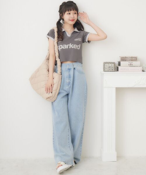 ems excite（エムズエキサイト）の「ウエストホックデニムPT（デニムパンツ・レディース・ブラック/ブルー系その他5/ライトブルー/ブルー・MEDIUM/SMALL）」の21枚目の写真