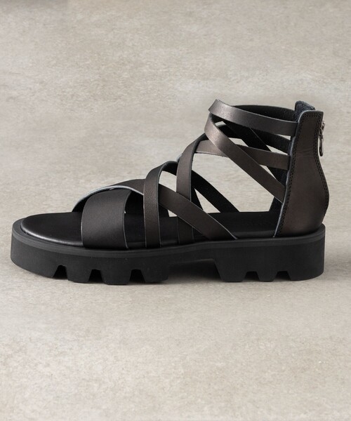 PADRONE(パドローネ)の「PADRONE パドローネ / GLADIATOR SANDALS with Chunky Sole / PU2308-3205-24A(サンダル・メンズ・ブラック・41/42)」の7枚目の写真