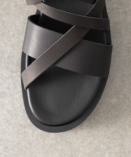 PADRONE(パドローネ)の「PADRONE パドローネ / GLADIATOR SANDALS with Chunky Sole / PU2308-3205-24A(サンダル・メンズ・ブラック・41/42)」の4枚目の写真