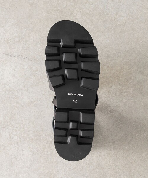 PADRONE(パドローネ)の「PADRONE パドローネ / GLADIATOR SANDALS with Chunky Sole / PU2308-3205-24A(サンダル・メンズ・ブラック・41/42)」の2枚目の写真