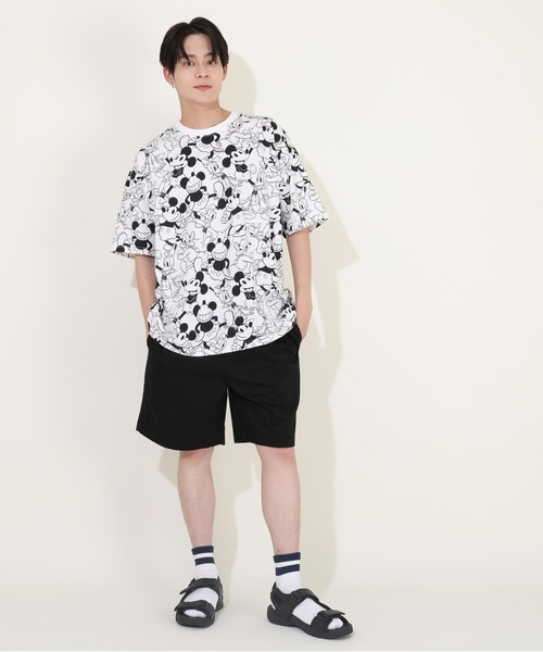 Disney(ディズニー)の「親子お揃い ディズニー キャラ総柄 Tシャツ 9532A(Tシャツ/カットソー・レディース・ホワイト系1/ホワイト系2・S/M/L/XL)」の21枚目の写真