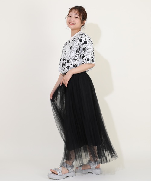 Disney(ディズニー)の「親子お揃い ディズニー キャラ総柄 Tシャツ 9532A(Tシャツ/カットソー・レディース・ホワイト系1/ホワイト系2・S/M/L/XL)」の14枚目の写真
