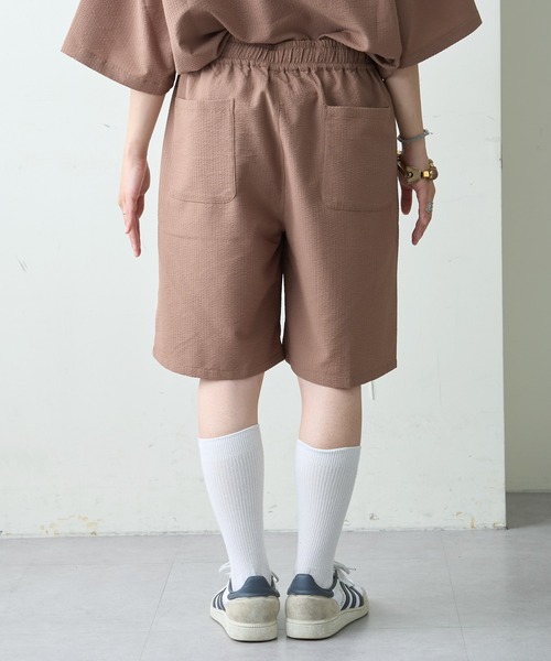 CIAOPANIC TYPY（チャオパニックティピー）の「ストレッチシアサッカーショートパンツ(セットアップ対応)（その他パンツ・メンズ・カーキ/ブラック/モカ・LARGE/MEDIUM）」の10枚目の写真