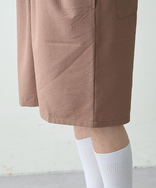 CIAOPANIC TYPY（チャオパニックティピー）の「ストレッチシアサッカーショートパンツ(セットアップ対応)（その他パンツ・メンズ・カーキ/ブラック/モカ・LARGE/MEDIUM）」の6枚目の写真