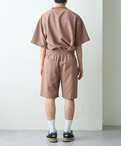 CIAOPANIC TYPY（チャオパニックティピー）の「ストレッチシアサッカーショートパンツ(セットアップ対応)（その他パンツ・メンズ・カーキ/ブラック/モカ・LARGE/MEDIUM）」の13枚目の写真