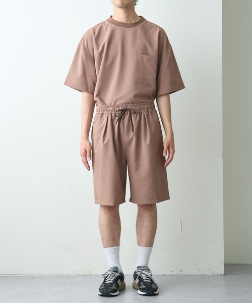 CIAOPANIC TYPY（チャオパニックティピー）の「ストレッチシアサッカーショートパンツ(セットアップ対応)（その他パンツ・メンズ・カーキ/ブラック/モカ・LARGE/MEDIUM）」の15枚目の写真