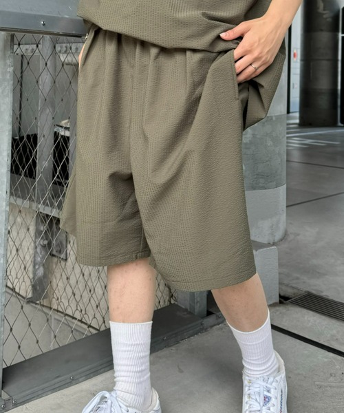 CIAOPANIC TYPY（チャオパニックティピー）の「ストレッチシアサッカーショートパンツ(セットアップ対応)（その他パンツ・メンズ・カーキ/ブラック/モカ・LARGE/MEDIUM）」の18枚目の写真