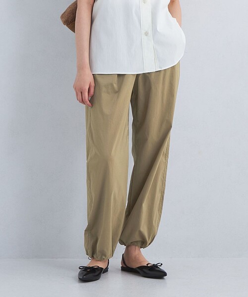 green label relaxing(グリーンレーベルリラクシング)の「パラシュート パンツ(その他パンツ・レディース・ネイビー/オリーブ・38/36)」の2枚目の写真